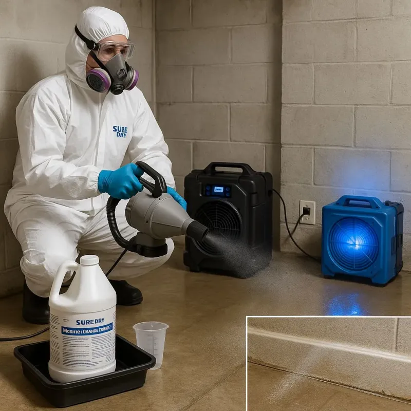 Sanitization and Odor Removal process in Sykesville, MD
